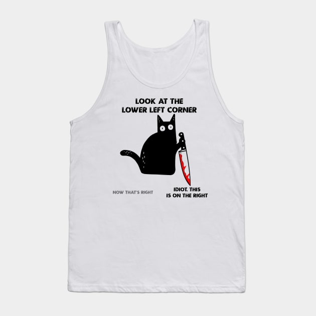 BLACK CAT Tank Top by NewUs